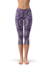 Image of Purple Mandala Yoga Capris-Satori Stylez