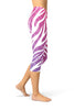 Image of Ombre Zebra Print Capri Leggings-Satori Stylez