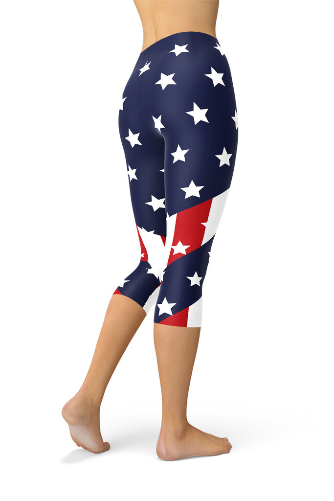 The Patriot American Flag Capris-Satori Stylez