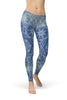 Image of Blue Mandala Yoga Leggings-Satori Stylez