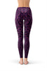 Image of Magical Forest Purple Pixie Leggings-Satori Stylez