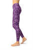 Image of Purple Mandala Pattern Yoga Leggings - Version Two-Satori Stylez