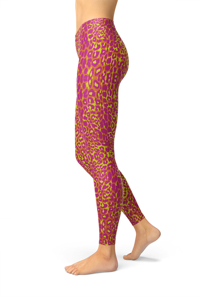 Pink Leopard Leggings