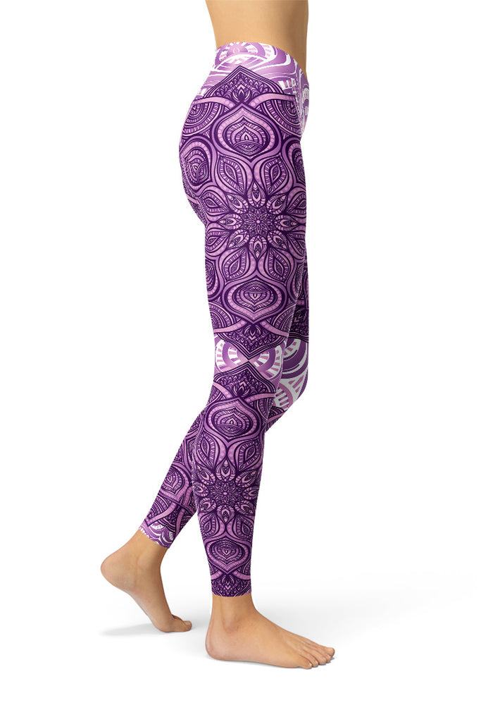 Purple Mandala Leggings