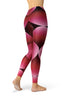 Image of Red Circular Leggings-Satori Stylez