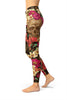 Image of Skulls n Flowers Women Leggings-Satori Stylez