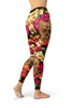 Image of Skulls n Flowers Women Leggings-Satori Stylez