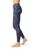 Image of Blue Ornament Butterfly Leggings