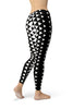 Image of B & W Geometric Triangle Women's Leggings-Satori Stylez