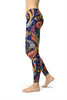 Image of Colorful Ornament Bird Leggings-Satori Stylez