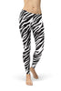 Image of B & W Zebra Print Leggings-Satori Stylez