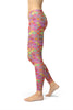 Image of Colorful Pink Mermaid Women's Leggings-Satori Stylez