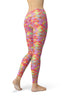 Image of Colorful Pink Mermaid Women's Leggings-Satori Stylez