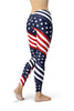 Image of Swirling USA Flag Leggings-Satori Stylez