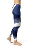 Image of Navy Athletic Women's Leggings-Satori Stylez